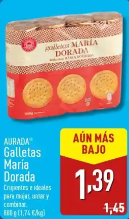 ALDI AURADA® Galletas María Dorada oferta