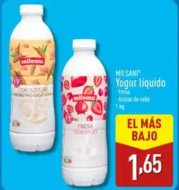 ALDI MILSANIⓇ Yogur líquido oferta