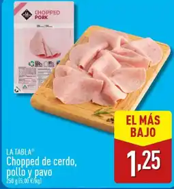 ALDI LA TABLAⓇ Chopped de cerdo, pollo y pavo oferta