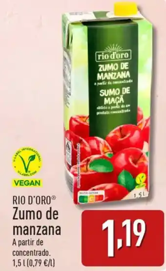 ALDI RIO D'ORO® Zumo de manzana oferta