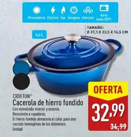 ALDI CROFTONⓇ Cacerola de hierro fundido oferta