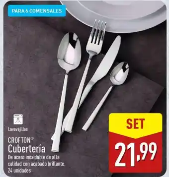 ALDI CROFTON® Cubertería oferta