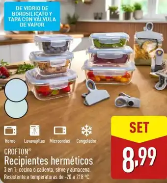 ALDI CROFTON® Recipientes herméticos oferta