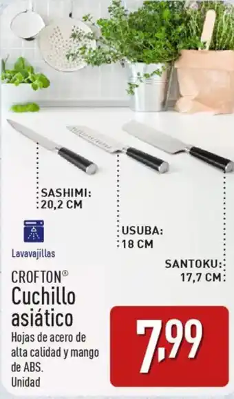 ALDI CROFTONⓇ Cuchillo asiático oferta