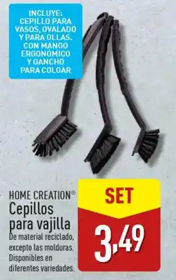 ALDI HOME CREATION® SET Cepillos para vajilla oferta