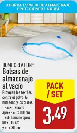 ALDI HOME CREATION® Bolsas de almacenaje al vacío oferta