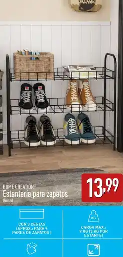 ALDI HOME CREATION Estantería para zapatos oferta