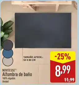 ALDI NOVITESSE® Alfombra de baño oferta