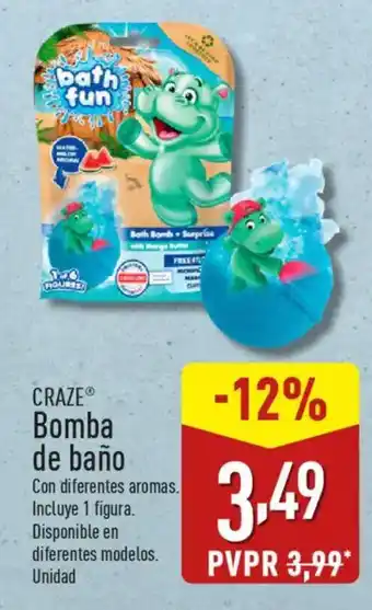 ALDI CRAZEⓇ Bomba de baño oferta