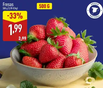 ALDI Fresas oferta