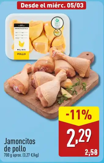 ALDI Jamoncitos de pollo oferta