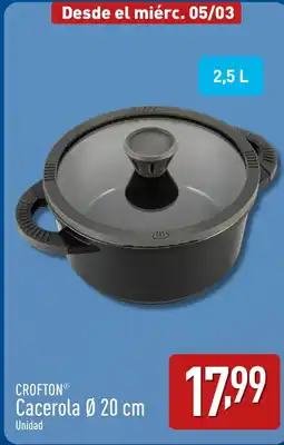 ALDI CROFTON® Cacerola Ø 20 cm oferta