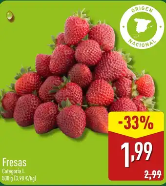 ALDI Fresas oferta