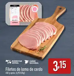 ALDI Filetes de lomo de cerdo oferta