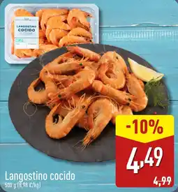 ALDI Langostino cocido oferta