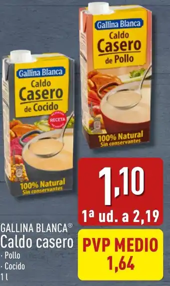 ALDI GALLINA BLANCA® Caldo casero oferta