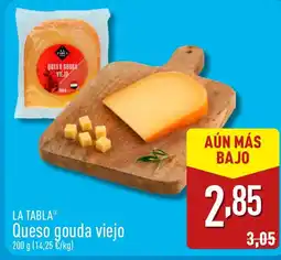 ALDI LA TABLAⓇ Queso gouda viejo oferta