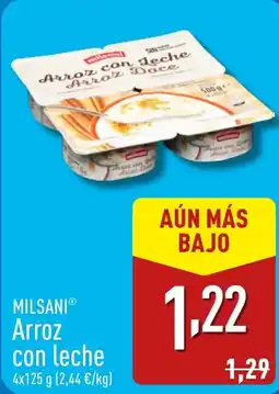 ALDI MILSANIⓇ Arroz con leche oferta