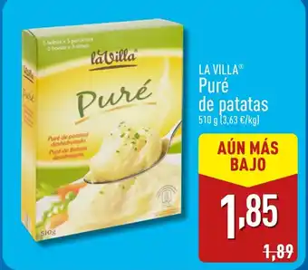 ALDI LA VILLAⓇ Puré de patatas oferta