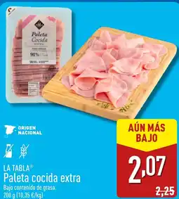 ALDI LA TABLAⓇ Paleta cocida extra oferta