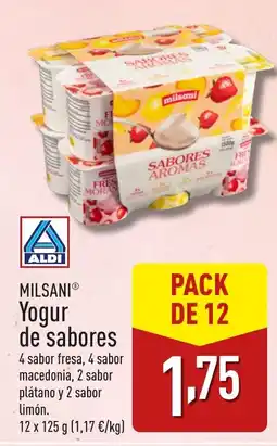 ALDI MILSANIⓇ Yogur de sabores oferta