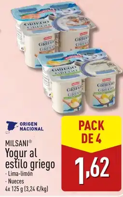 ALDI MILSANIⓇ Yogur al estilo griego oferta