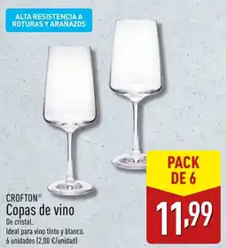 ALDI CROFTONⓇ Copas de vino oferta