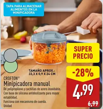 ALDI CROFTON® Minipicadora manual oferta