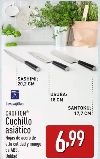 ALDI CROFTON® Cuchillo asiático oferta