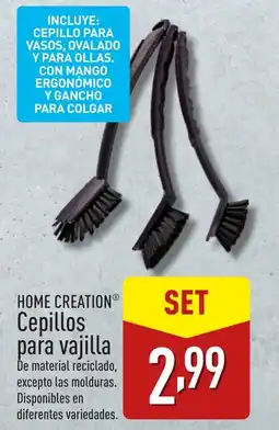 ALDI HOME CREATIONⓇ SET Cepillos para vajilla oferta