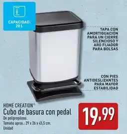 ALDI HOME CREATIONⓇ Cubo de basura con pedal oferta