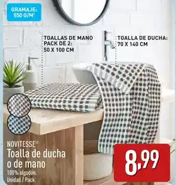 ALDI NOVITESSEⓇ Toalla de ducha o de mano oferta