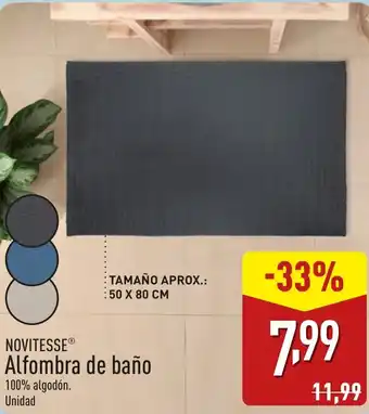 ALDI NOVITESSEⓇ Alfombra de baño oferta