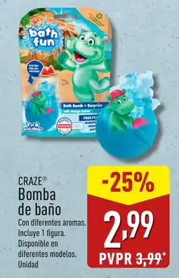 ALDI CRAZE® Bomba de baño oferta