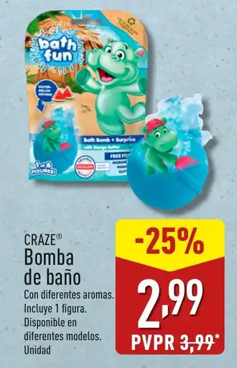 ALDI CRAZE® Bomba de baño oferta