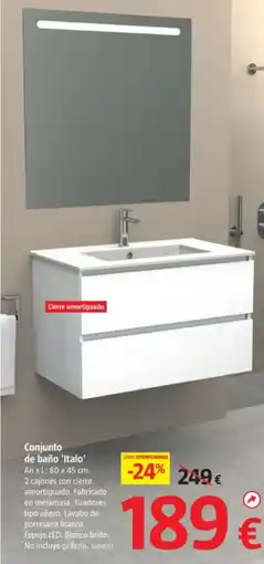 Bauhaus Conjunto de baño 'Italo' oferta