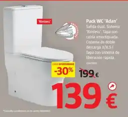 Bauhaus Pack WC 'Adan' oferta