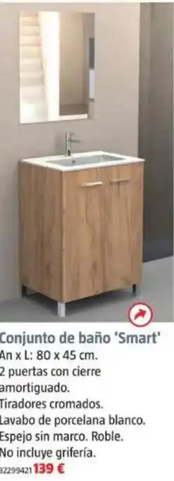 Bauhaus Conjunto de baño 'Smart' oferta