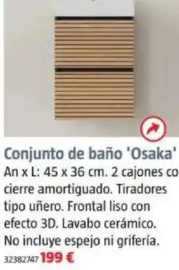 Bauhaus Conjunto de baño 'Osaka' oferta