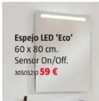 Bauhaus Espejo LED 'Eco' oferta