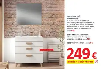 Bauhaus Conjunto de baño oferta