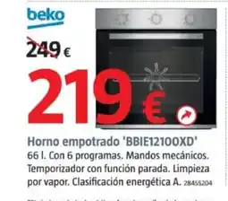 Bauhaus BEKO Horno empotrado 'BBIE12100XD' oferta