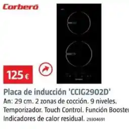 Bauhaus CORBERO Placa de inducción 'CCIG2902D' oferta