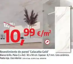 Bauhaus Revestimiento de pared 'Calacatta Gold' oferta