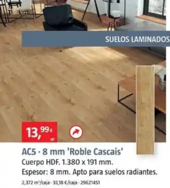 Bauhaus AC5 - 8 mm 'Roble Cascais' oferta