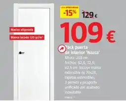 Bauhaus Pack puerta de interior 'Nazca' A oferta