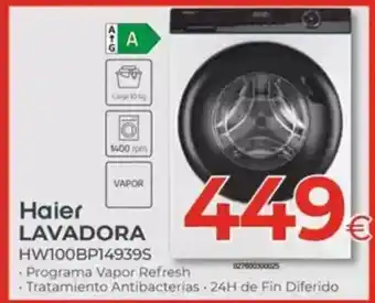 Tien 21 HAIER Lavadora oferta