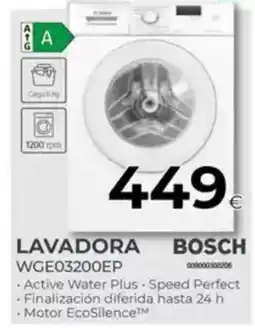 Tien 21 BOSCH Lavadora wge03200ep oferta