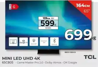 Tien 21 TCL Mini led uhd 4k oferta