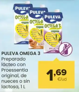 Autoservicios Familia PULEVA OMEGA 3 Preparado lácteo con Proessentia original, de nueces o sin lactosa oferta